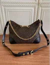 10A Vintage Designers bags Shoulder bag Genuine leather handbags Lady Women Purse Casual ClassicWomen's Flower Underarm Bag Large Capacity Brown High Quality