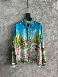 2023 summer new arrival mens designer beautiful Colour shirts - US size shirts - top Quality mens designer button long sleeve shirts