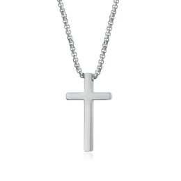 Vintage Christian Bible Text Stainless Steel Pendant Necklace Punk Fashion Biker Amulet Men's Chain Necklace Jewelry Gift 113649300