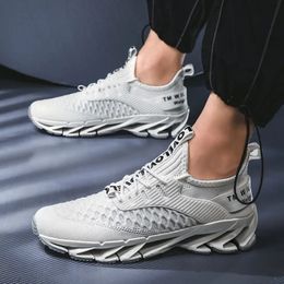 Dress Shoes Men's Shoes Autumn Breathable Weave Casual Men's Fashion Blade Scales Sports Running Shoes Sneakers Men 230510