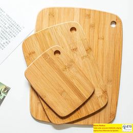 Threepiece setHome kitchen Cutting board Mini fruit chopping board Small bamboo and wood cutting panel