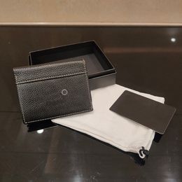 Business card case wallet credit card holder luxury man designer coin purse pocket tote bag included box cash storage bag