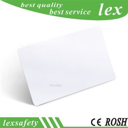 100PCS/LOT RFID EV1 8K MF DES D81 Chip Blank White PVC Card Contactless ISO14443A Proximity Smart multi-application IC Cards