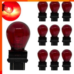 New 10pcs T25 3156 3157 P27W 12V 27W clear car external Turn signal Lights Brake bulb halogen lamp drl high quality Amber white red