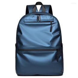 Backpack 2023 Brand Trend Urban Male Back Pack Black Casual Teenager School Blue 14 Inch Laptop For Men