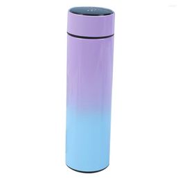 Water Bottles Practical Stainless Steel Vacuum Cup Intelligent Temperature Measurement Easy Cleaning Thermoses Cute Drink Bottle