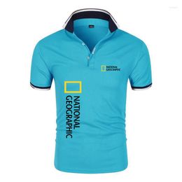 Men's Polos Summer Casual Male Short-Sleeved Polo Shirts Custom Logo Printing Personalised Design Men And Women Tops