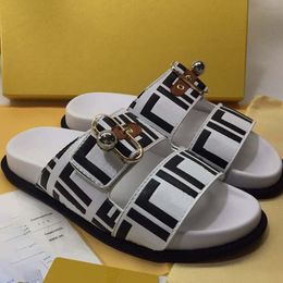 Дизайнерские тапочки Flip Flops Women Origin Brand Flat Beach Shoes 2023 Summer Black Matte настоящие сандалии для коровьей кожи с сумкой для пыли