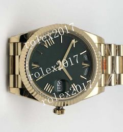 Mens luxury Wristwatches Brown Super Men's RG Bezel BP Asia Calibre 2813 2836 3255 Movement Factory 40mm 23J Automatic black Dial with Roman 18K Yellow Gold Dial 904L