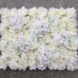 Decorative Flowers & Wreaths Wedding Background Flower Wall Artificial Shop Window Decoration Rose Hydrangea Carpet Stage LayoutDecorative