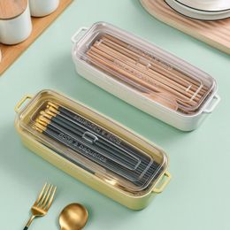 Storage Bottles Chopstick Cage Detachable Spoon Cutlery Box Large Capacity Plastic Chopsticks Household Supplies