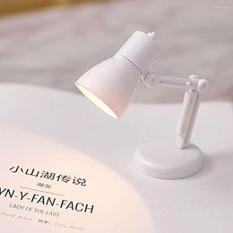 Table Lamps Light Bedroom Lamp Eye Reading LED Book Small Adjustable Warm Lighting Protection Mini Clip Ligh