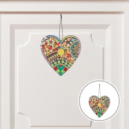 Decorative Flowers Home Decoration Wedding Ornaments Heart Shape Hanging Welcome Sign Artificial Wreaths Outdoor Hanger