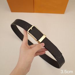 Belt for men Genuine Leather 3cm Width High Quality Men Designer Belts Buckle Womens Waistband