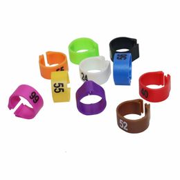 Supplies Poultry Ring Bird Carry 14MM 10 Colours Suitable for a variety of birds Bird training supplies NO.1100 Birds Plastic foot Rings