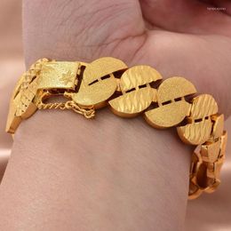 Charm Bracelets Ethiopia Gold Plated For Men Women Dubai Arabic Wedding Banquet Designer Bracelet Trendy Female Jewellery Gifts