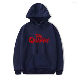 Men's Hoodies Men Women Hooded Sweatshirt Video Game The Quarry Hoodie Autumn Winter Harajuku Streetwear Clothes