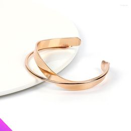 Charm Bracelets Wholesale 5 Unique Double Circle Flat Fashion Classic Sweet Romantic Girl Jewellery Gift 2 Colour Metal 2023 Summer