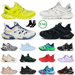 Track 3 Sneakers Designer Men Women Casual Shoes Luxury brand Tracks 3.0 Triple white black Tess.s. Gomma leather Trainer Nylon Printed Platform trainers runners 2 shoe