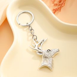 Deer head KeyChain, New Fashion Handmade Metal Keychain Party Gift Dropship Jewellery