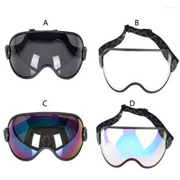 Motorcycle Helmets Helmet Windproof Shield Lens With UV400 Protection Bicycle Retro Visor Eyeshield Decoration