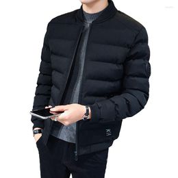 Men's Down Jacket Winter Style Cotton-padded Korean-style Slim Fit Short Feather Clothes Handsome