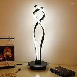 Table Lamps Geometry Reading Lamp Modern Aluminum LED 15W For Living Room Home Desk Bedroom Study EU/US/UK Plug Silicone L