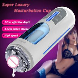 A380 Automatic Male Masturbator For Men 10 Speeds Hands Masturbators Usb Charged Sex Machine For Men Sex Toys3512430