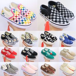 Toddlers Canvas Shoes Kids Designer Classic Casual Espadrille Children Sneakers Baby Infants Black White Low flat Sneaker Platform trainers