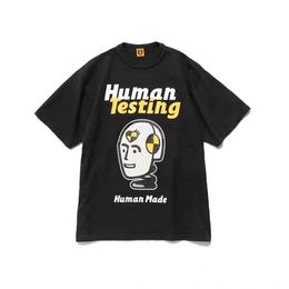 HUMAN MADE Fun Print Bamboo Cotton Short Sleeve T-Shirt for Men Women z32