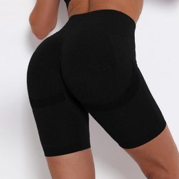 Active Shorts OLOEYER Seamless Scrunch Booty Yoga Sports Women High Waist Push Up Gym Tummy Control Biker Workout Pants