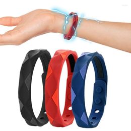 Charm Bracelets Redup Far Infrared Negative Ions Wristband Anti-Static Sports Bracelet For Couple Lymph Drainage Weight Loss Adjustable