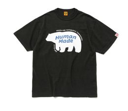 HUMAN MADE Fun Print Bamboo Cotton Short Sleeve T-Shirt for Men Women k20
