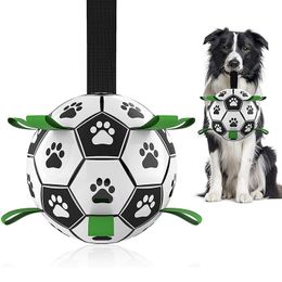 Toys Dog Toy lovely Paw Football Toys For Puppy large Dogs Outdoor training Interactive Pet Bite Chew Ball toys Soccer And Inflator