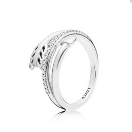 Wrap-Around Arrow Ring for Pandora 925 Sterling Silver Fashion Party Jewelry designer Rings Set For Women Men Girlfriend Gifts Couple's ring with Original Box