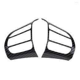 Steering Wheel Covers 1 Pair Car Cover Frame Trim Insert Sticker For Encino Kauai Kona 2023-2023 SUV Carbon Fibre