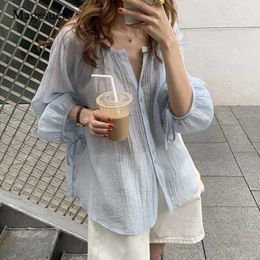 Женские блузкие рубашки летние шифоновый рукав с длинным рукавом из рукава с длинным рукавом