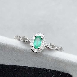 Rings Emerald Jewellery Good Quality Wife Christmas Gift 3mm 5mm