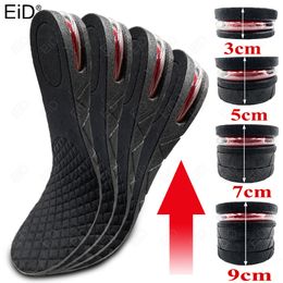 Shoe Parts Accessories EiD 39cm Invisible Height Increase Insole Cushion Detachable Adjustable Heel insoles Insert Taller Support Foot Pad 230510