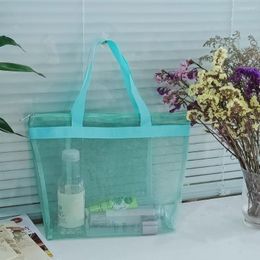 Storage Bags Toiletry Bag Durable Wet And Dry Separation Beach Mesh Polyester