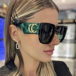 Óculos de sol, óculos de sol, óculos de sol de luxo para homens homens moda estilo de verão polarizados de sol de óculos de óculos com letras lentes unissex com caixa