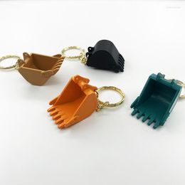 Keychains Excavator Bucket Key Chain Model Gift Pendant