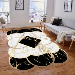 Carpets Home Modern Irregular Largearea Living Room Decorative Carpet Nonslip and Dirtresistant Bedroom Rug Washable and Easycare Rugs 230511