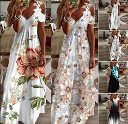 Casual Dresses Women Crochet Loose Floral Vintage Strap Ruffles Camis Befree 5XL Dress Large Big Summer Lace Maxi Elegant Party