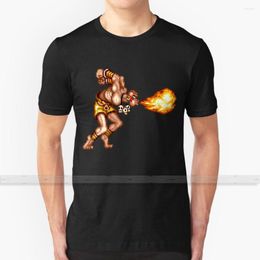 Men's T Shirts Yoga Fire For Men Women Shirt Print Top Tees Cotton Cool - S 6XL Video Games Pixelart Pixel Art Sprite Sprites