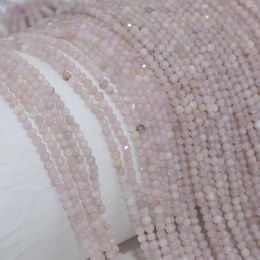 Loose Gemstones Natural Simple Quality Kunzite Faceted Round Beads 2mm