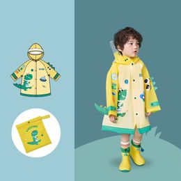 Rain Gear Rainwear Children Raincoat Impermeable Boys Girls Rainwear Hiking Raincoat Child Fashion Rain Coat Student Rainsuit 230511