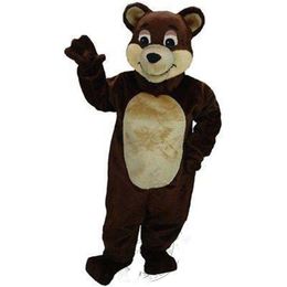 professional New Adult Bear Mascot Costume Christmas Halloween Cartoon for birthday party funning dress
