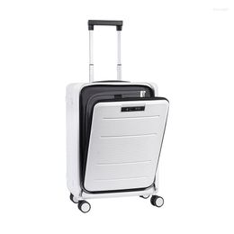 Suitcases Carrylove 20"Inch PP Hard Spinner Folding Laptop Suitcase Foldable Carry On Trolley Luggage Bag With Wheels