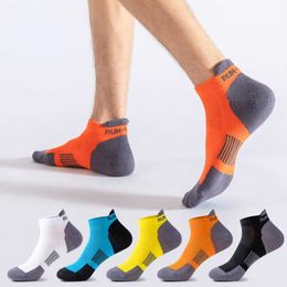 Sports Socks Summer Athletic Sport Ankle No Show Socks Men Cotton Bright Color Mesh Breathable Deodorant Invisible Outdoor Travel Socks P230511